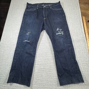 Vintage 67 Polo Ralph Lauren Jeans Men's 36x27 Blue Straight Authentic Denim RL